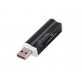 Kortelių skaitytuvas USB 2.0 Micro SD/TF M2 MMC SDHC MS 